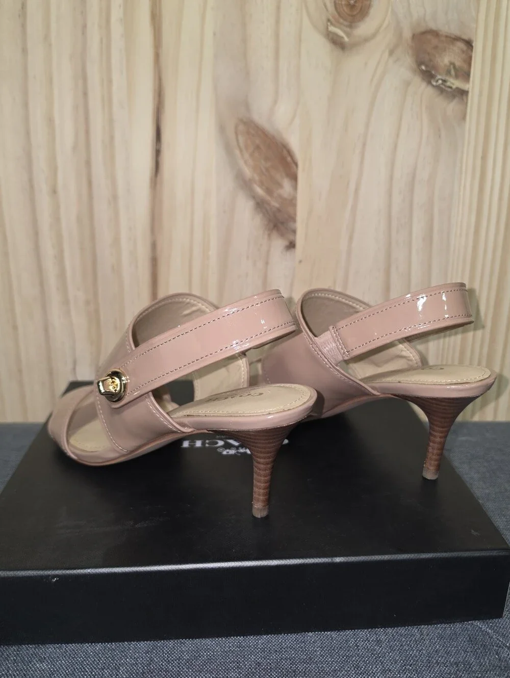 Coach Nude Pink Heels